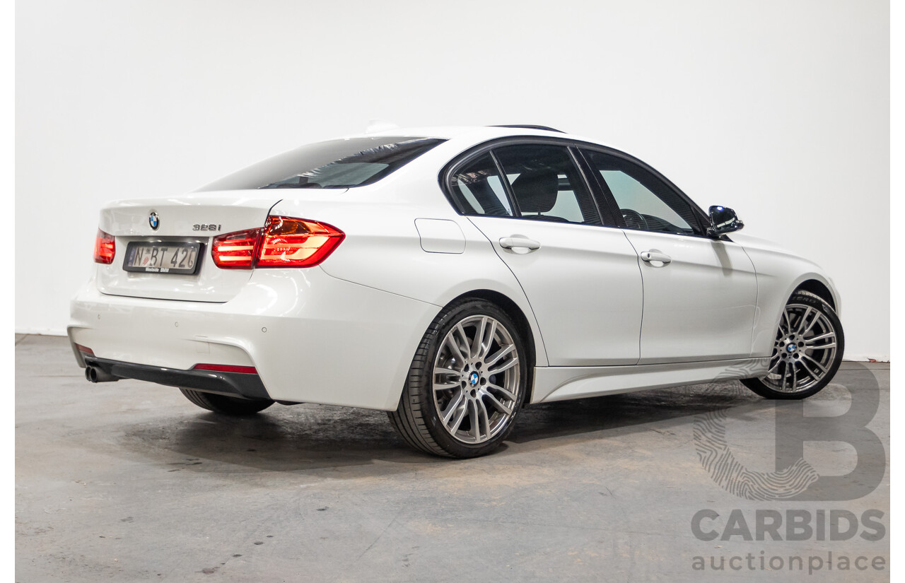 08/2013 BMW 328i M-Sport Package F30 MY13 4d Alpine White Turbo 2.0L