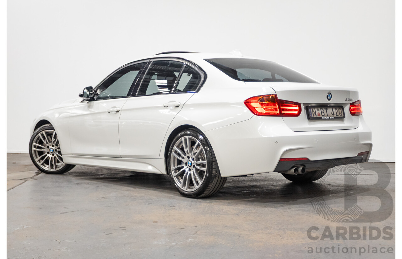 08/2013 BMW 328i M-Sport Package F30 MY13 4d Alpine White Turbo 2.0L