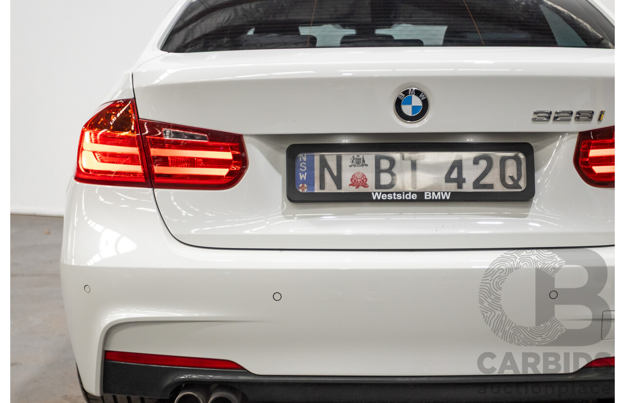 08/2013 BMW 328i M-Sport Package F30 MY13 4d Alpine White Turbo 2.0L