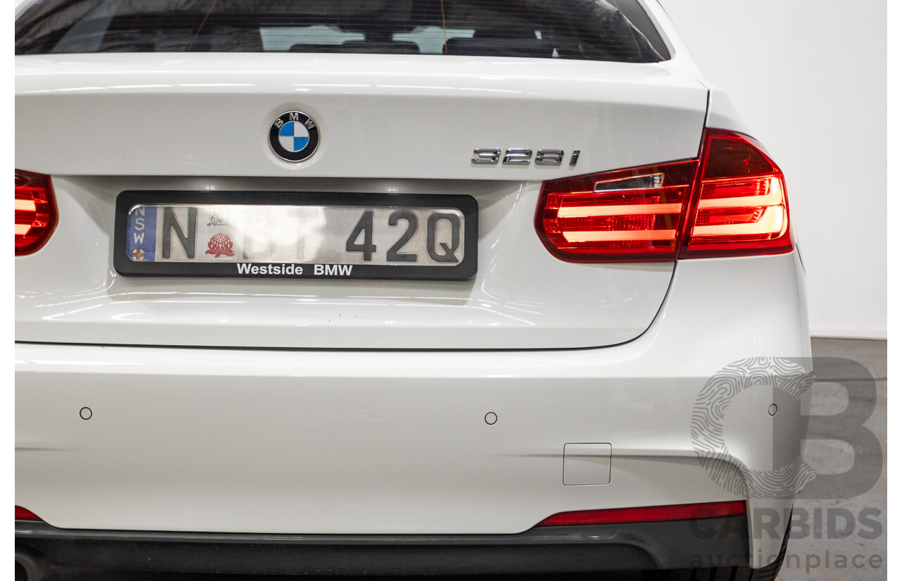 08/2013 BMW 328i M-Sport Package F30 MY13 4d Alpine White Turbo 2.0L