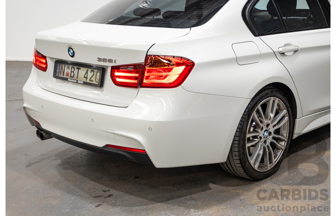 08/2013 BMW 328i M-Sport Package F30 MY13 4d Alpine White Turbo 2.0L