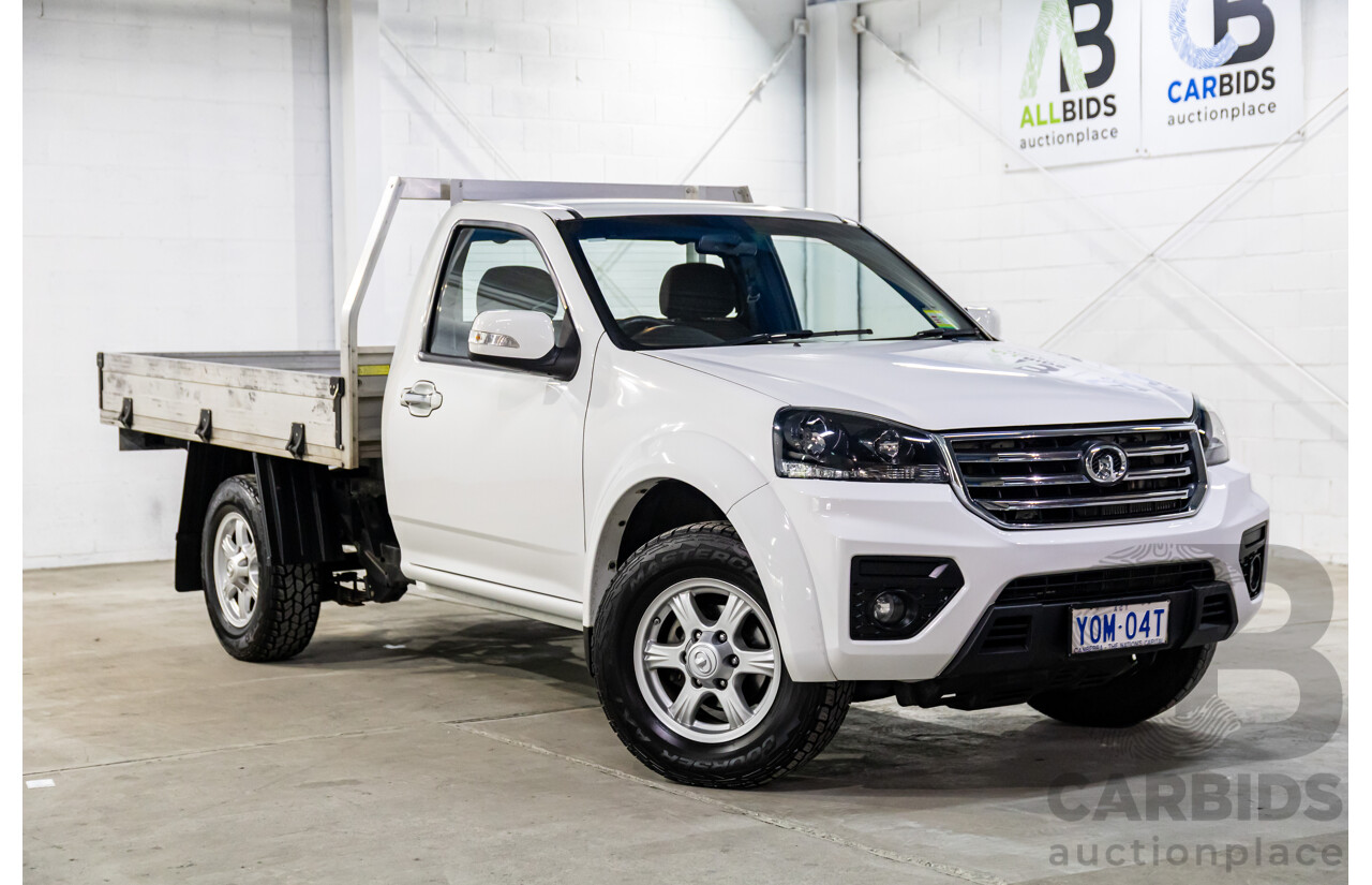 1/2021 Great Wall Steed (4x4) K2 C/Chas Pure White Turbo Diesel 2.0L