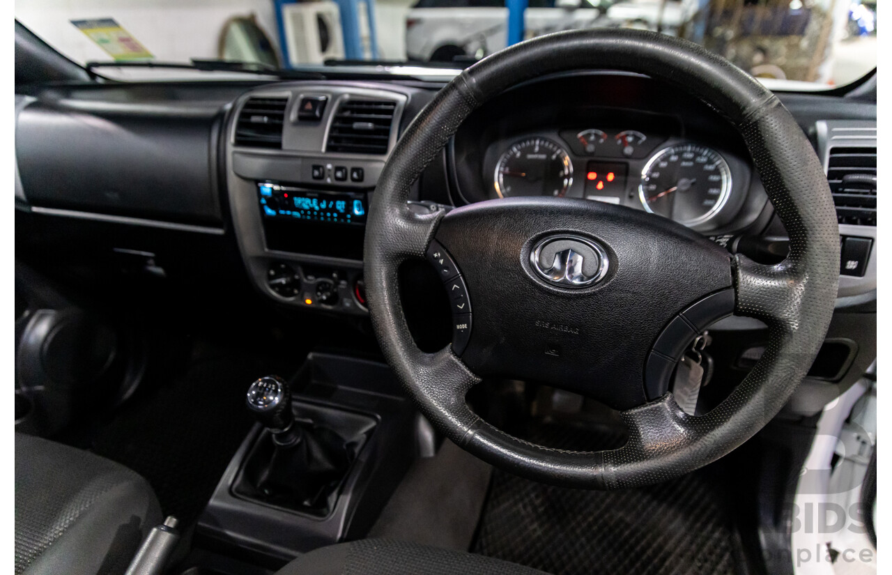 1/2021 Great Wall Steed (4x4) K2 C/Chas Pure White Turbo Diesel 2.0L