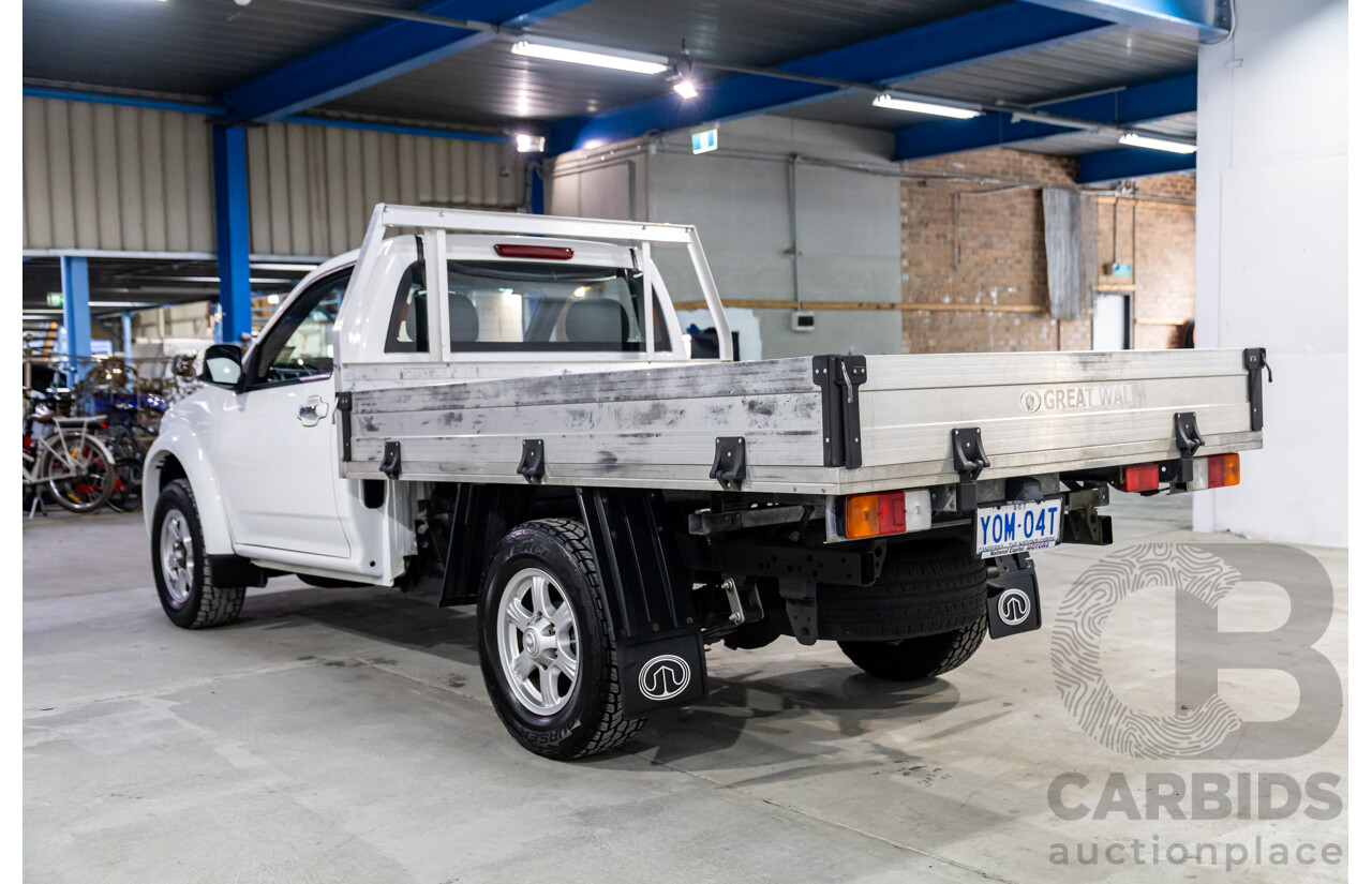 1/2021 Great Wall Steed (4x4) K2 C/Chas Pure White Turbo Diesel 2.0L