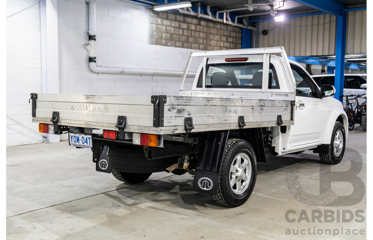 1/2021 Great Wall Steed (4x4) K2 C/Chas Pure White Turbo Diesel 2.0L