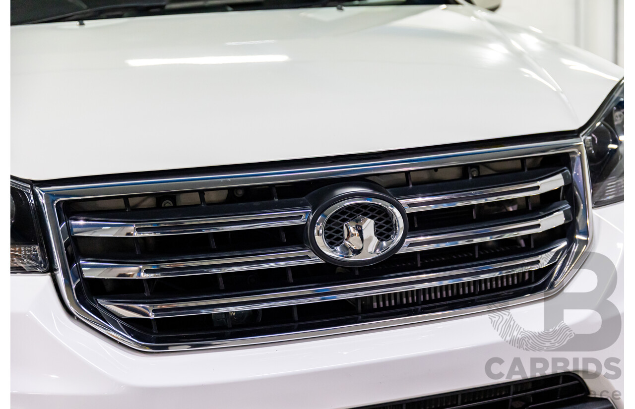 1/2021 Great Wall Steed (4x4) K2 C/Chas Pure White Turbo Diesel 2.0L