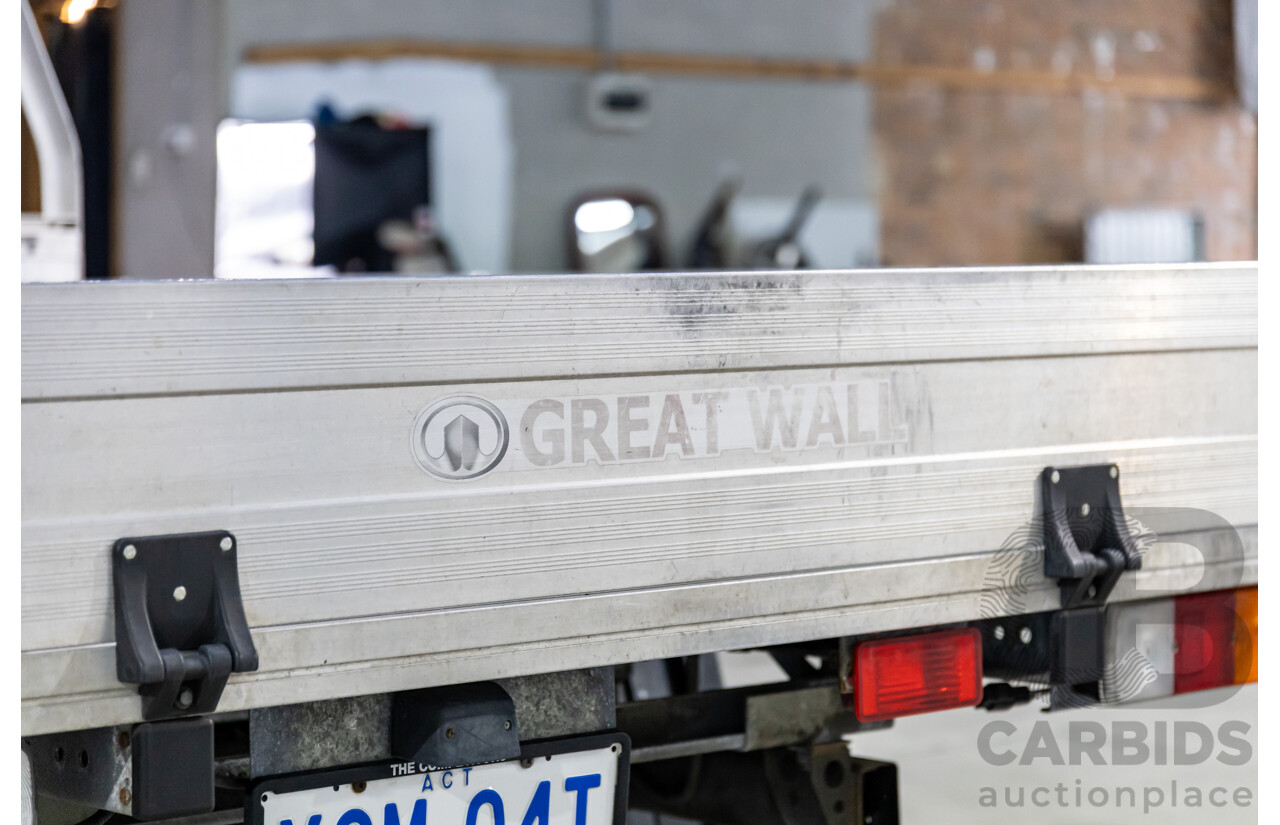 1/2021 Great Wall Steed (4x4) K2 C/Chas Pure White Turbo Diesel 2.0L