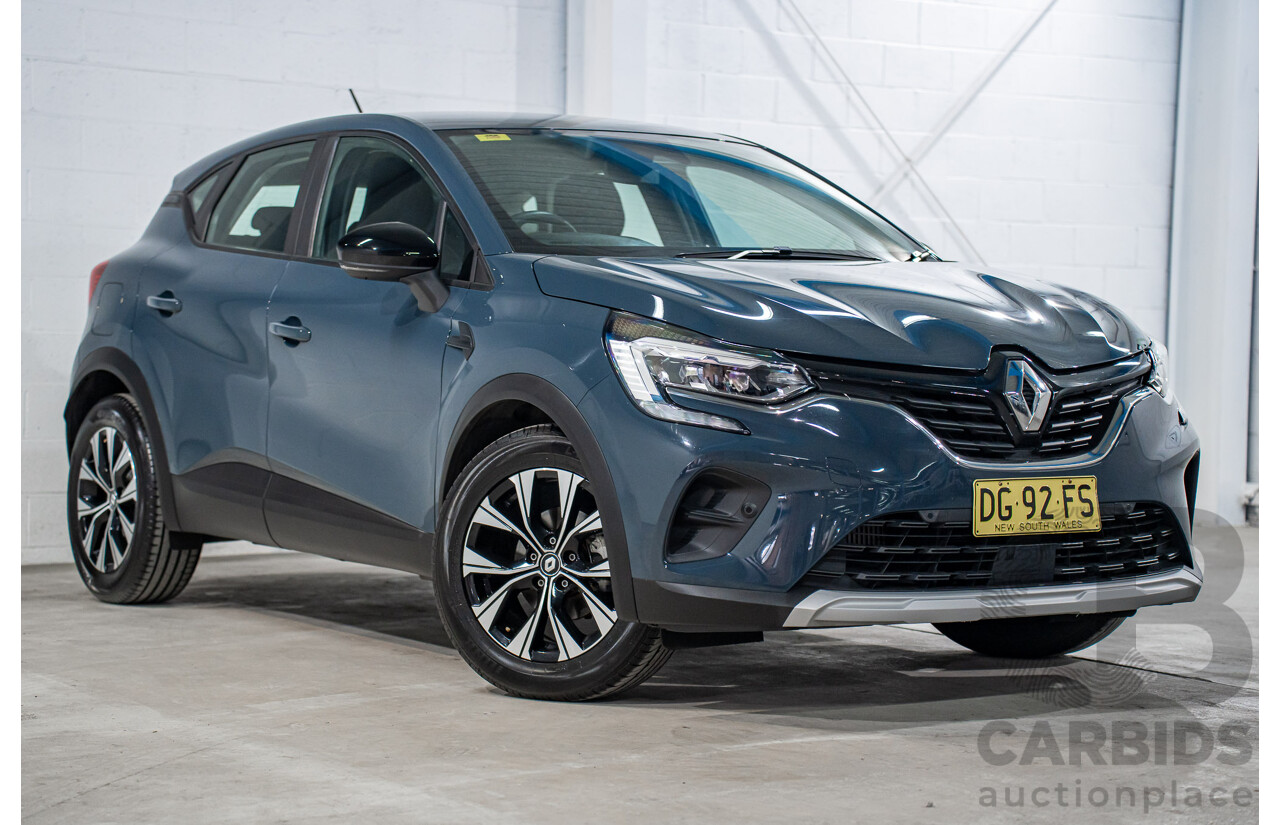 01/2023 Renault Captur Life (FWD) XJB MY23 4d Wagon Smokey Blue Turbo 1.3L