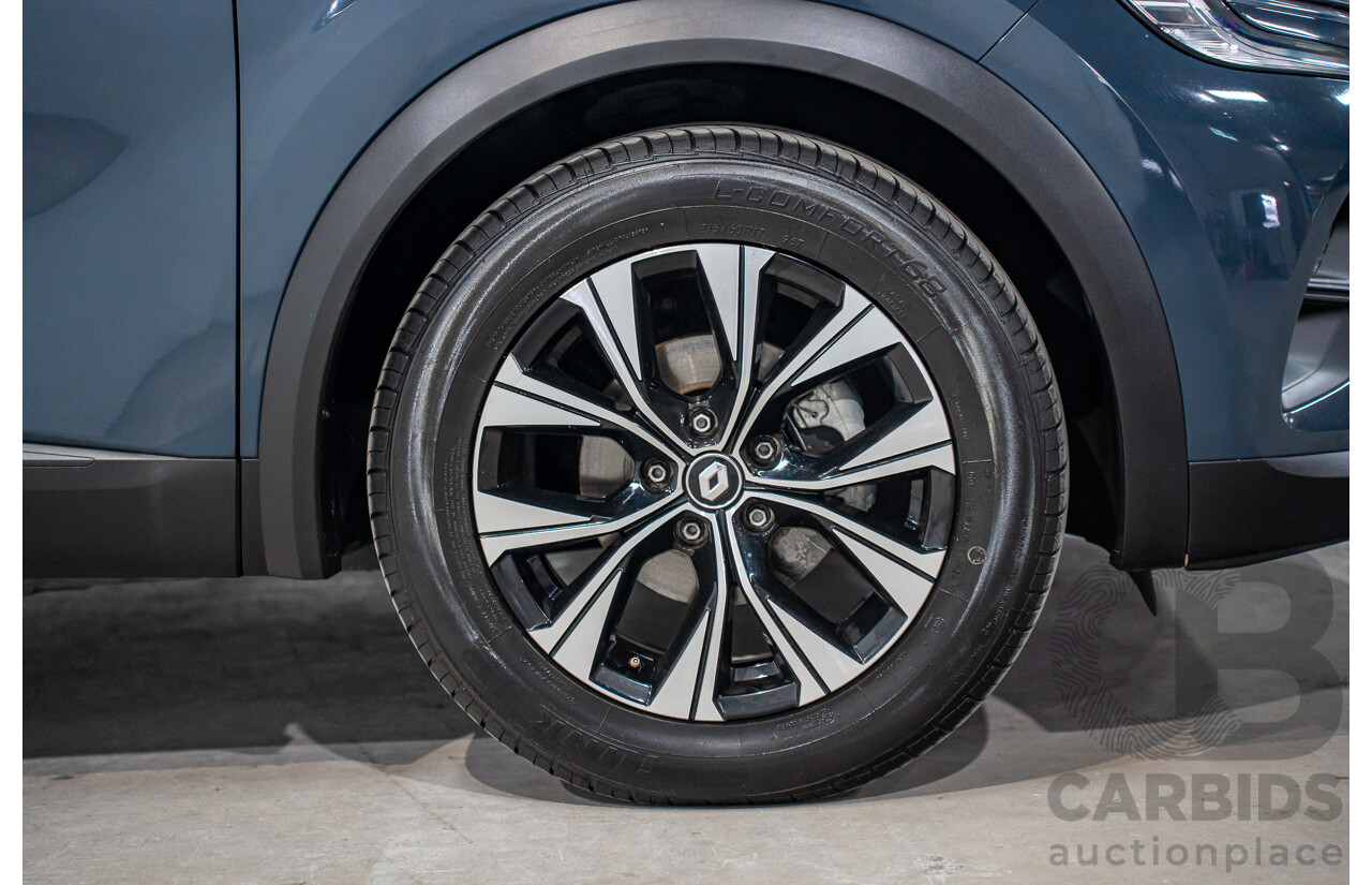 01/2023 Renault Captur Life (FWD) XJB MY23 4d Wagon Smokey Blue Turbo 1.3L