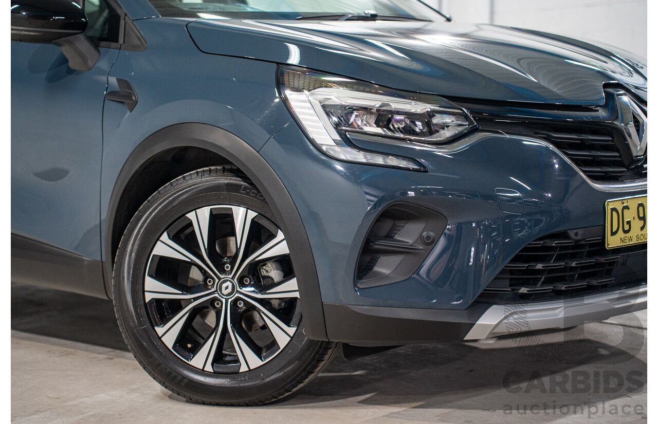01/2023 Renault Captur Life (FWD) XJB MY23 4d Wagon Smokey Blue Turbo 1.3L