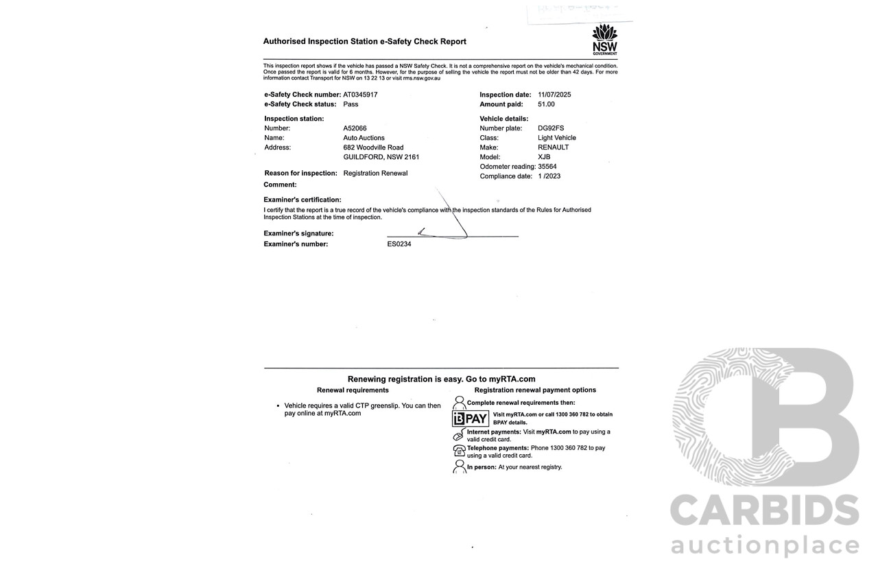 01/2023 Renault Captur Life (FWD) XJB MY23 4d Wagon Smokey Blue Turbo 1.3L