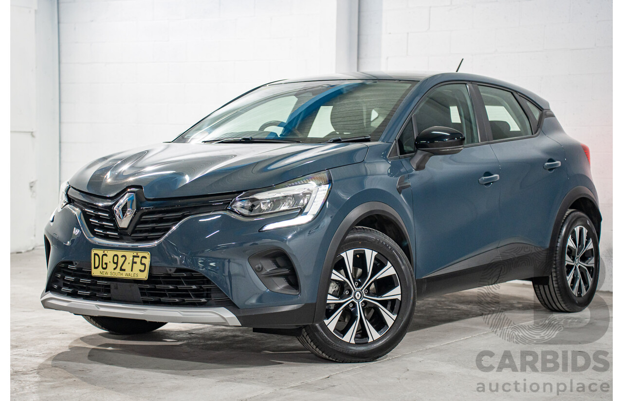 01/2023 Renault Captur Life (FWD) XJB MY23 4d Wagon Smokey Blue Turbo 1.3L