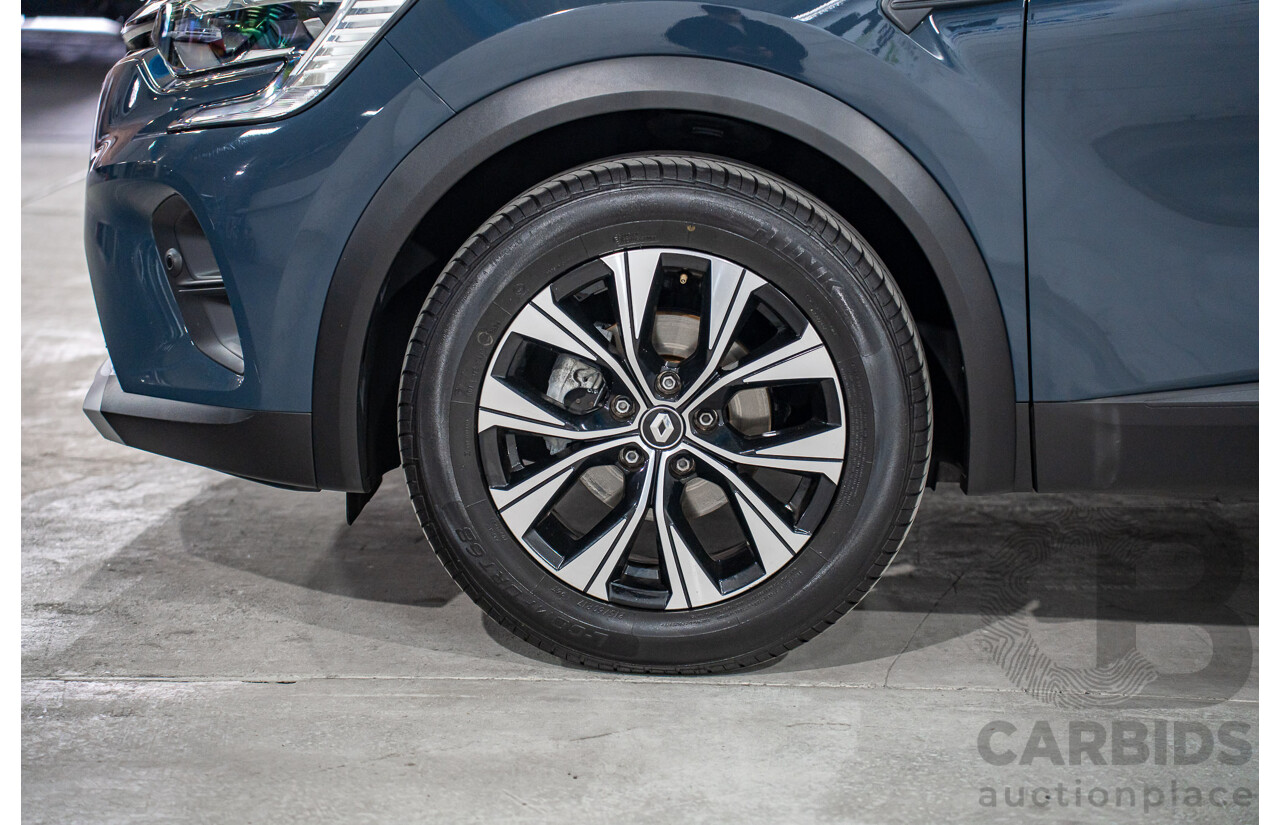 01/2023 Renault Captur Life (FWD) XJB MY23 4d Wagon Smokey Blue Turbo 1.3L