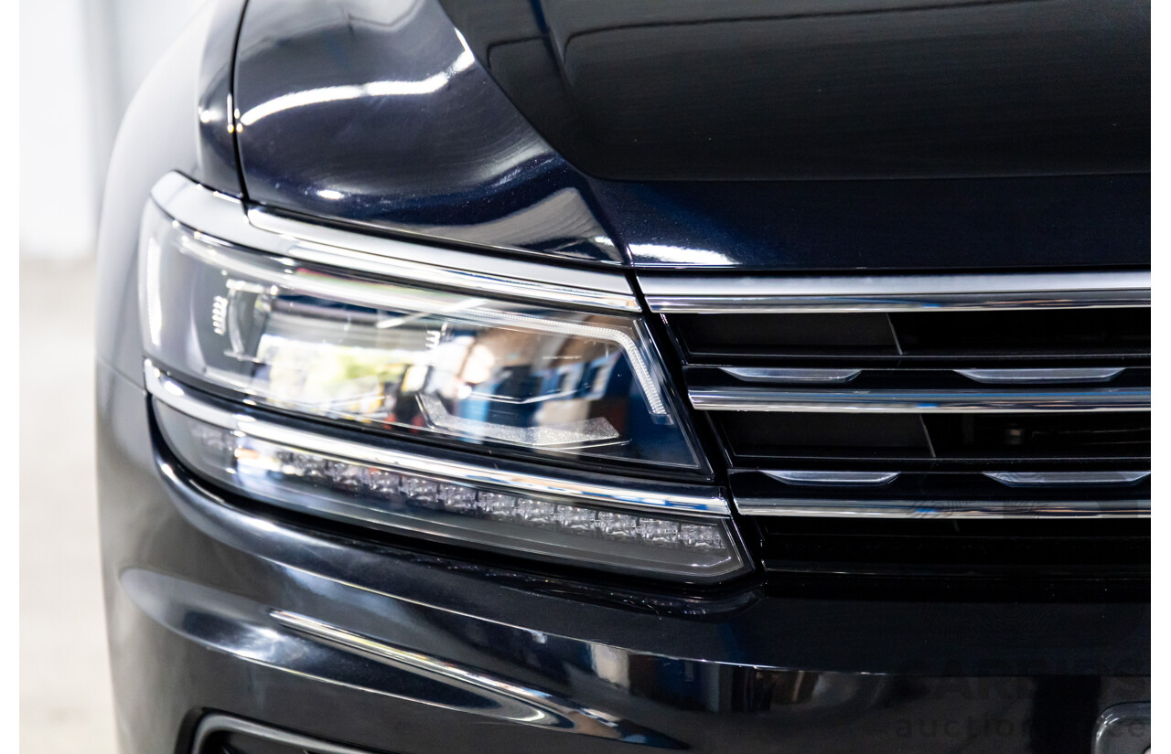 07/2018 Volkswagen Tiguan Allspace 110 TSI Comfortline (FWD) 5NA MY18 4d Wagon Deep Black Pearl Turbo 1.4L