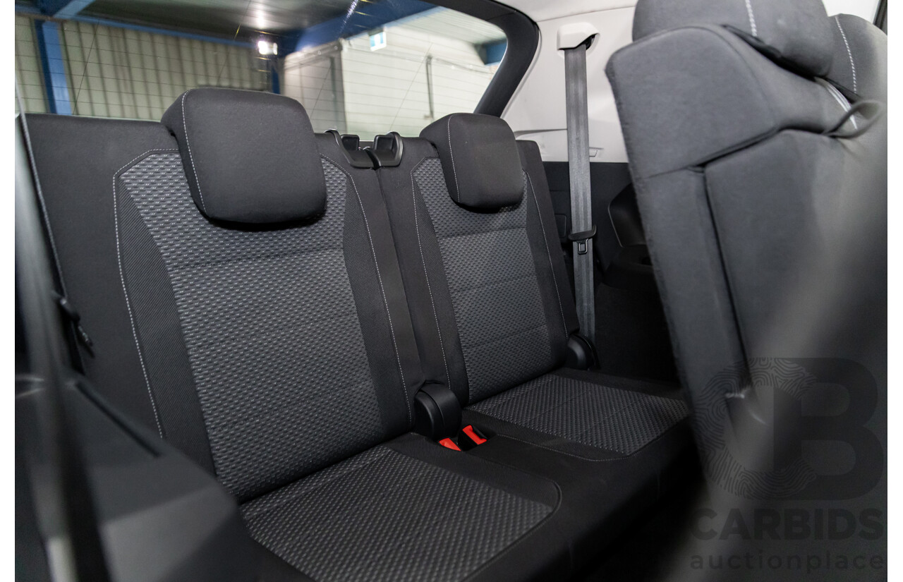 07/2018 Volkswagen Tiguan Allspace 110 TSI Comfortline (FWD) 5NA MY18 4d Wagon Deep Black Pearl Turbo 1.4L