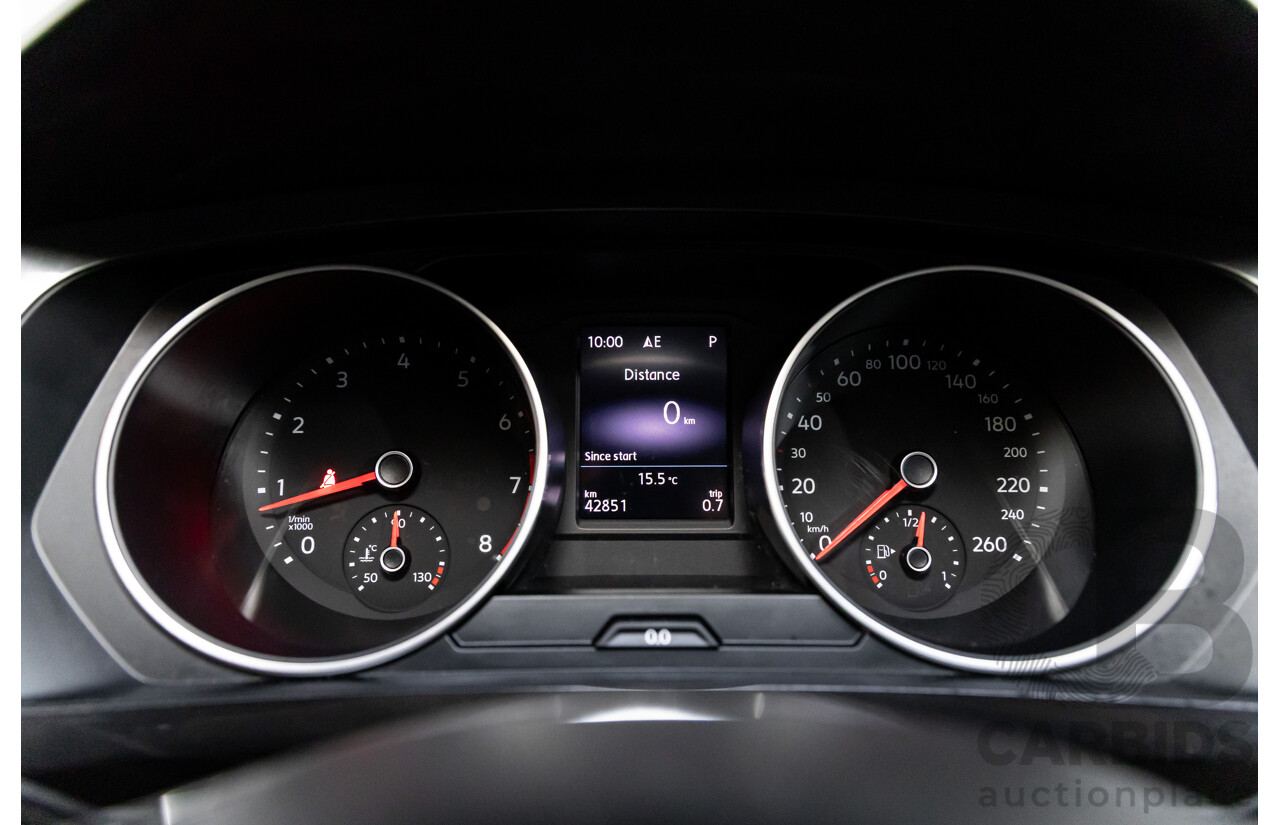 07/2018 Volkswagen Tiguan Allspace 110 TSI Comfortline (FWD) 5NA MY18 4d Wagon Deep Black Pearl Turbo 1.4L