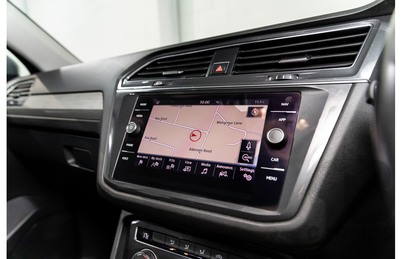 07/2018 Volkswagen Tiguan Allspace 110 TSI Comfortline (FWD) 5NA MY18 4d Wagon Deep Black Pearl Turbo 1.4L