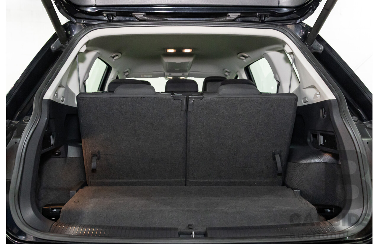 07/2018 Volkswagen Tiguan Allspace 110 TSI Comfortline (FWD) 5NA MY18 4d Wagon Deep Black Pearl Turbo 1.4L