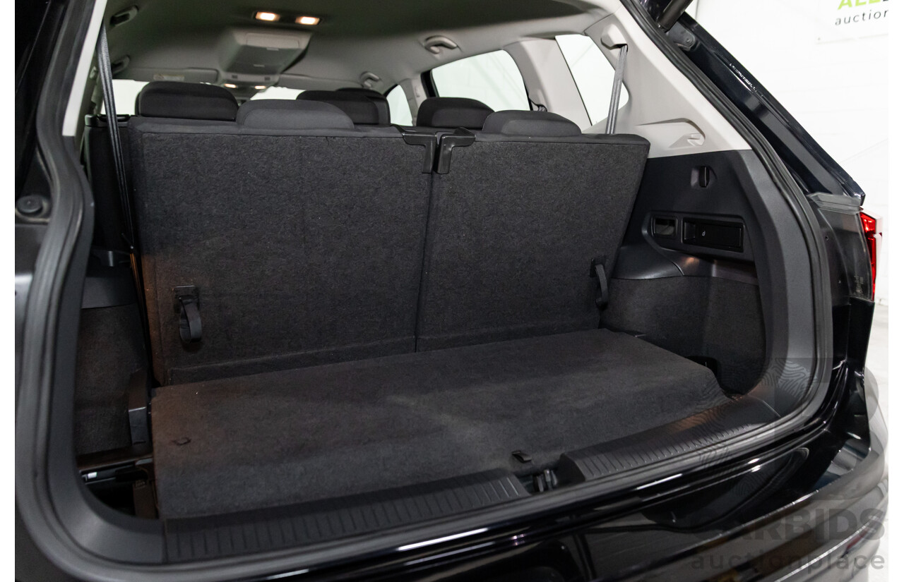 07/2018 Volkswagen Tiguan Allspace 110 TSI Comfortline (FWD) 5NA MY18 4d Wagon Deep Black Pearl Turbo 1.4L