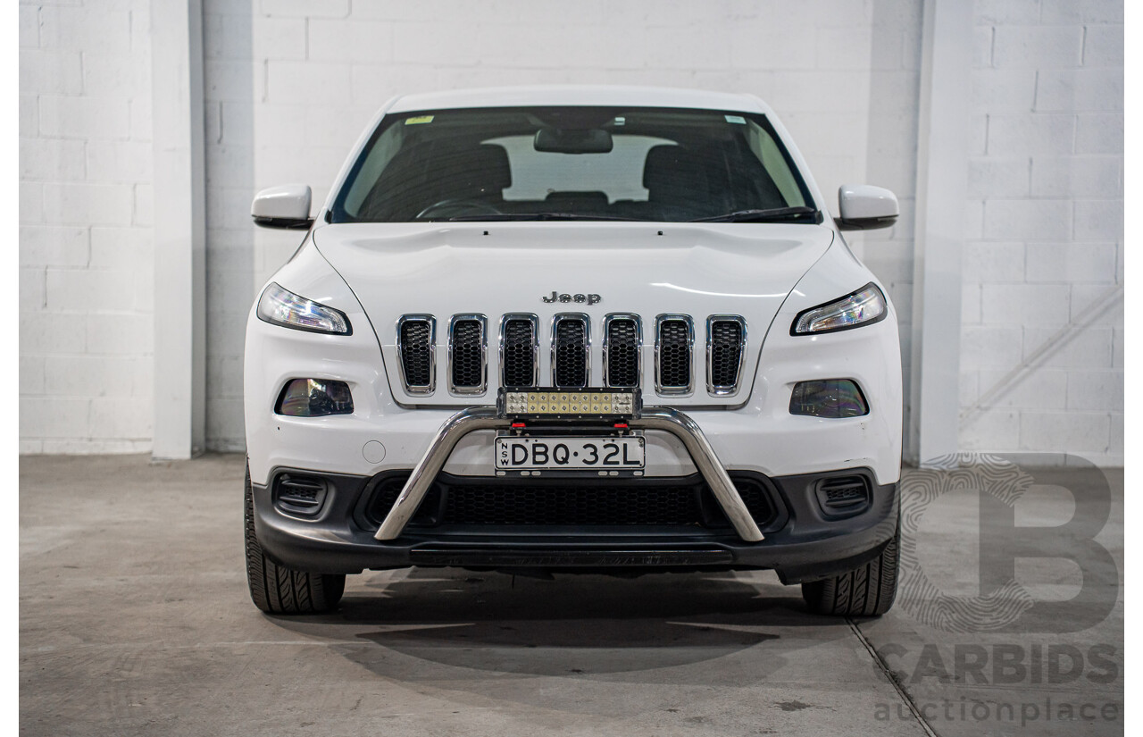 2/2015 Jeep Cherokee Sport (4x2) KL MY15 4d Wagon Bright White 2.4L