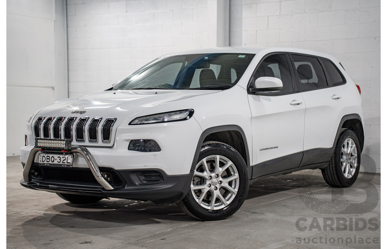 2/2015 Jeep Cherokee Sport (4x2) KL MY15 4d Wagon Bright White 2.4L