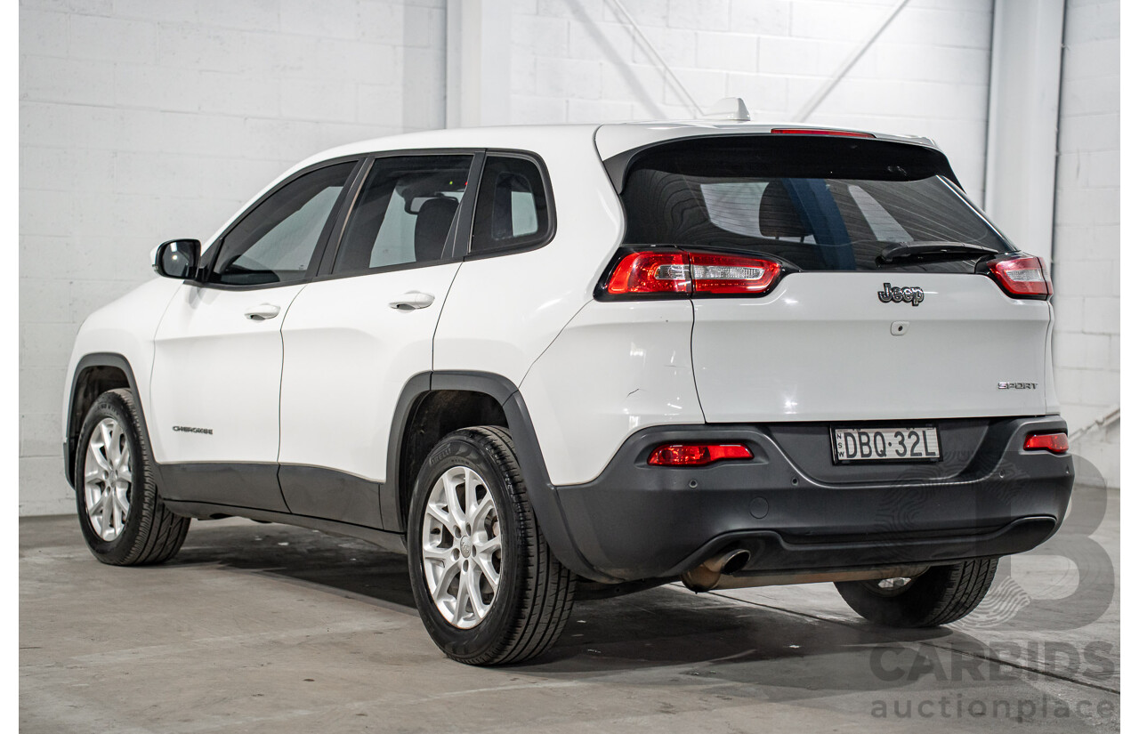 2/2015 Jeep Cherokee Sport (4x2) KL MY15 4d Wagon Bright White 2.4L