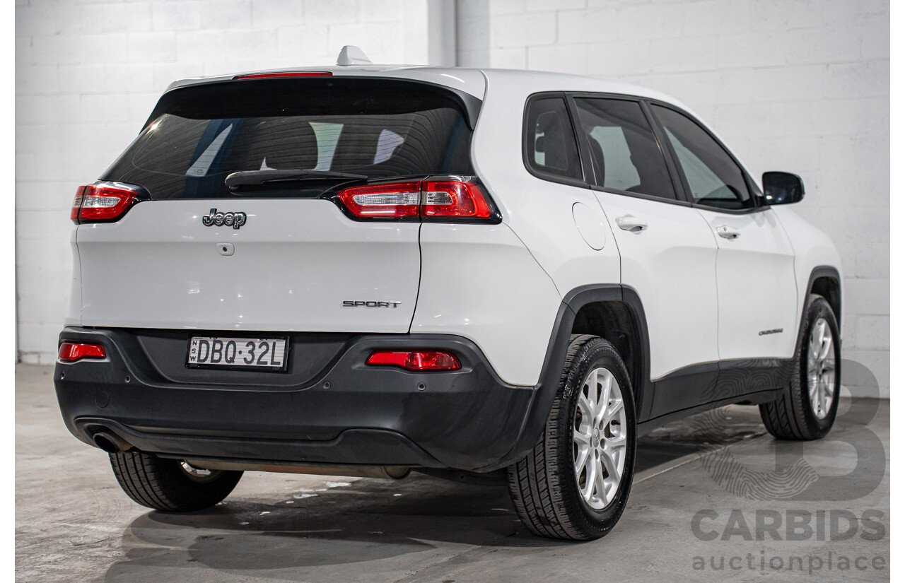 2/2015 Jeep Cherokee Sport (4x2) KL MY15 4d Wagon Bright White 2.4L