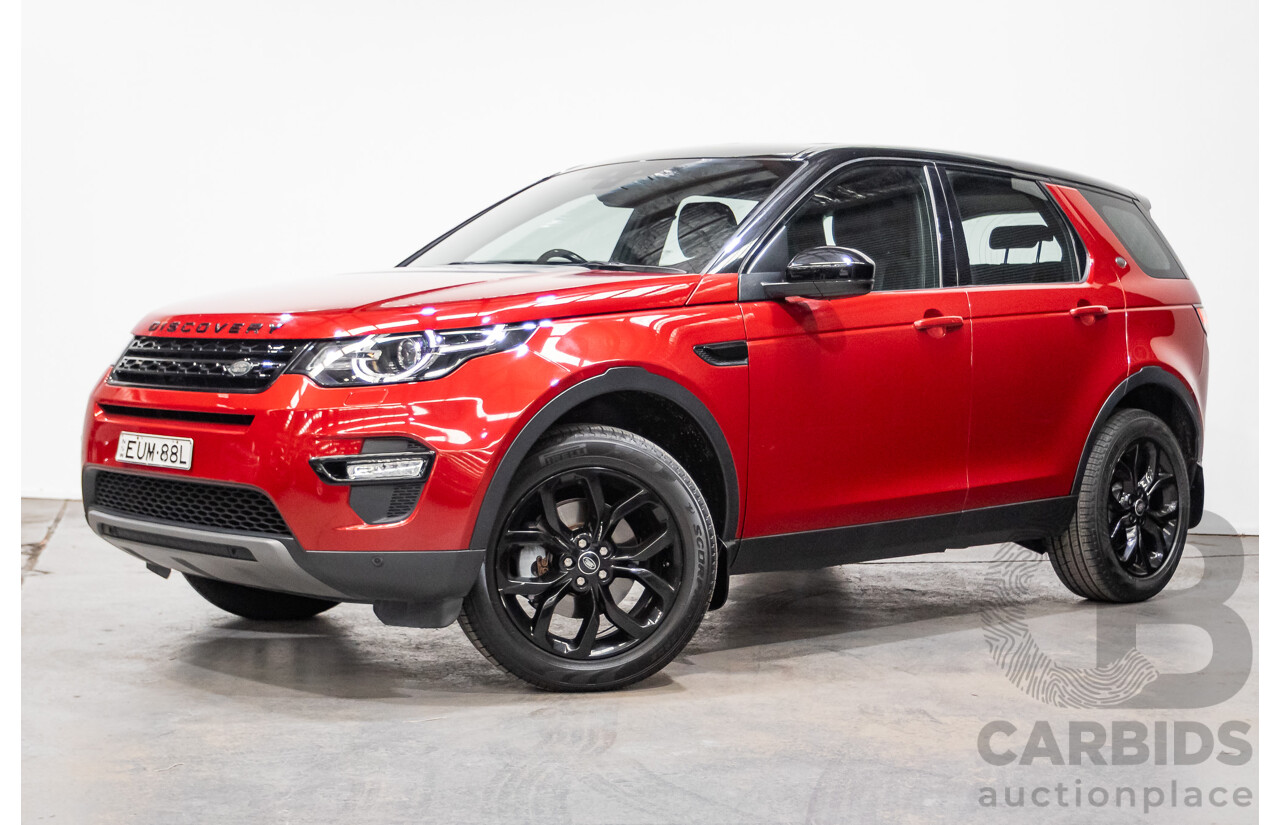 08/2017 Land Rover Discovery Sport TD4 180 HSE (AWD) LC MY17 4D Wagon Firenze Red Turbo Diesel 2.0L