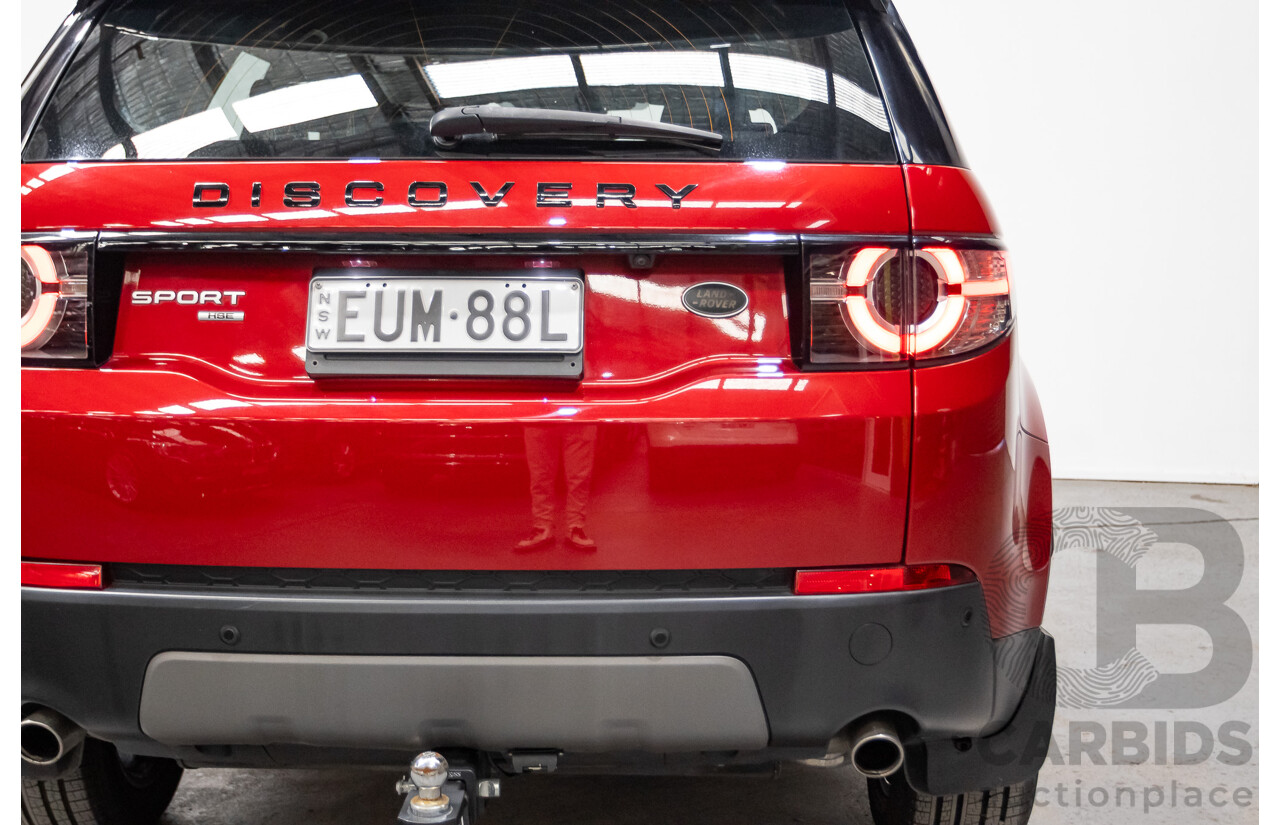 08/2017 Land Rover Discovery Sport TD4 180 HSE (AWD) LC MY17 4D Wagon Firenze Red Turbo Diesel 2.0L