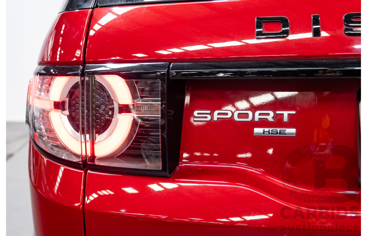 08/2017 Land Rover Discovery Sport TD4 180 HSE (AWD) LC MY17 4D Wagon Firenze Red Turbo Diesel 2.0L