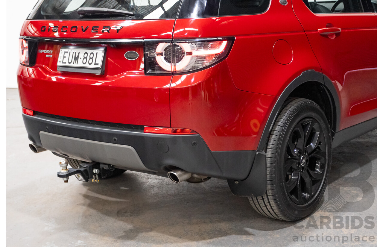 08/2017 Land Rover Discovery Sport TD4 180 HSE (AWD) LC MY17 4D Wagon Firenze Red Turbo Diesel 2.0L