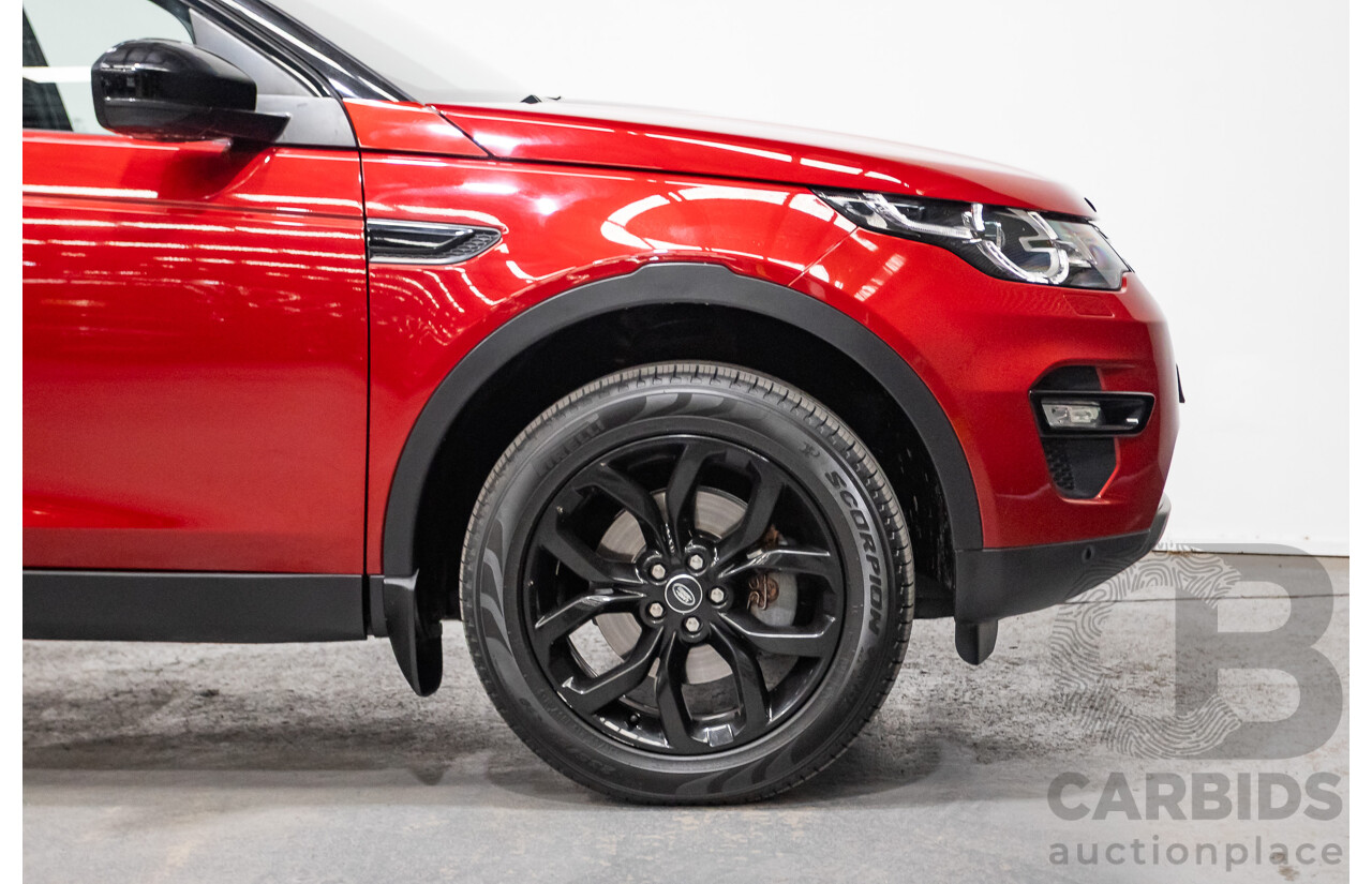 08/2017 Land Rover Discovery Sport TD4 180 HSE (AWD) LC MY17 4D Wagon Firenze Red Turbo Diesel 2.0L