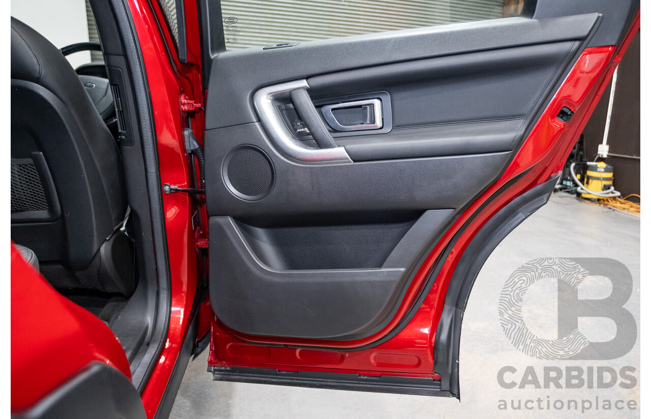 08/2017 Land Rover Discovery Sport TD4 180 HSE (AWD) LC MY17 4D Wagon Firenze Red Turbo Diesel 2.0L