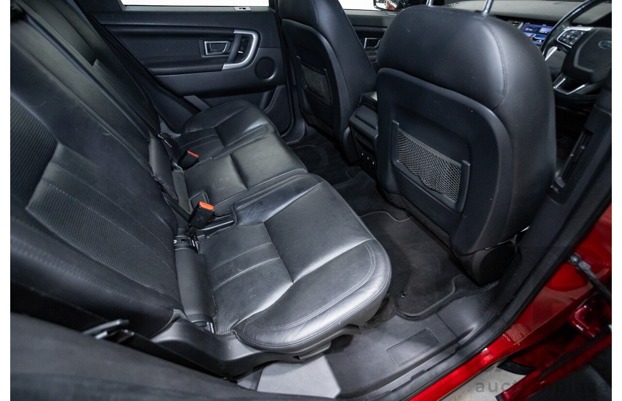 08/2017 Land Rover Discovery Sport TD4 180 HSE (AWD) LC MY17 4D Wagon Firenze Red Turbo Diesel 2.0L