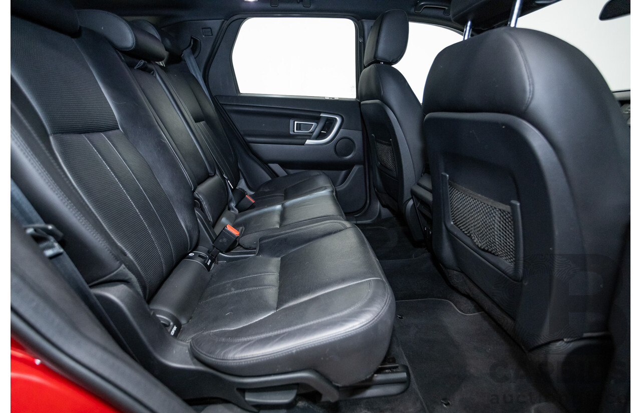 08/2017 Land Rover Discovery Sport TD4 180 HSE (AWD) LC MY17 4D Wagon Firenze Red Turbo Diesel 2.0L