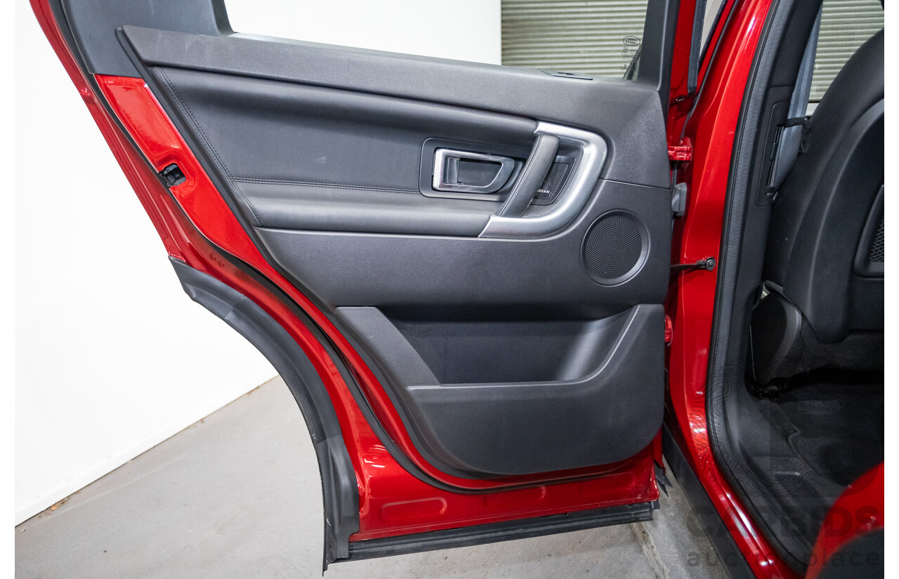 08/2017 Land Rover Discovery Sport TD4 180 HSE (AWD) LC MY17 4D Wagon Firenze Red Turbo Diesel 2.0L