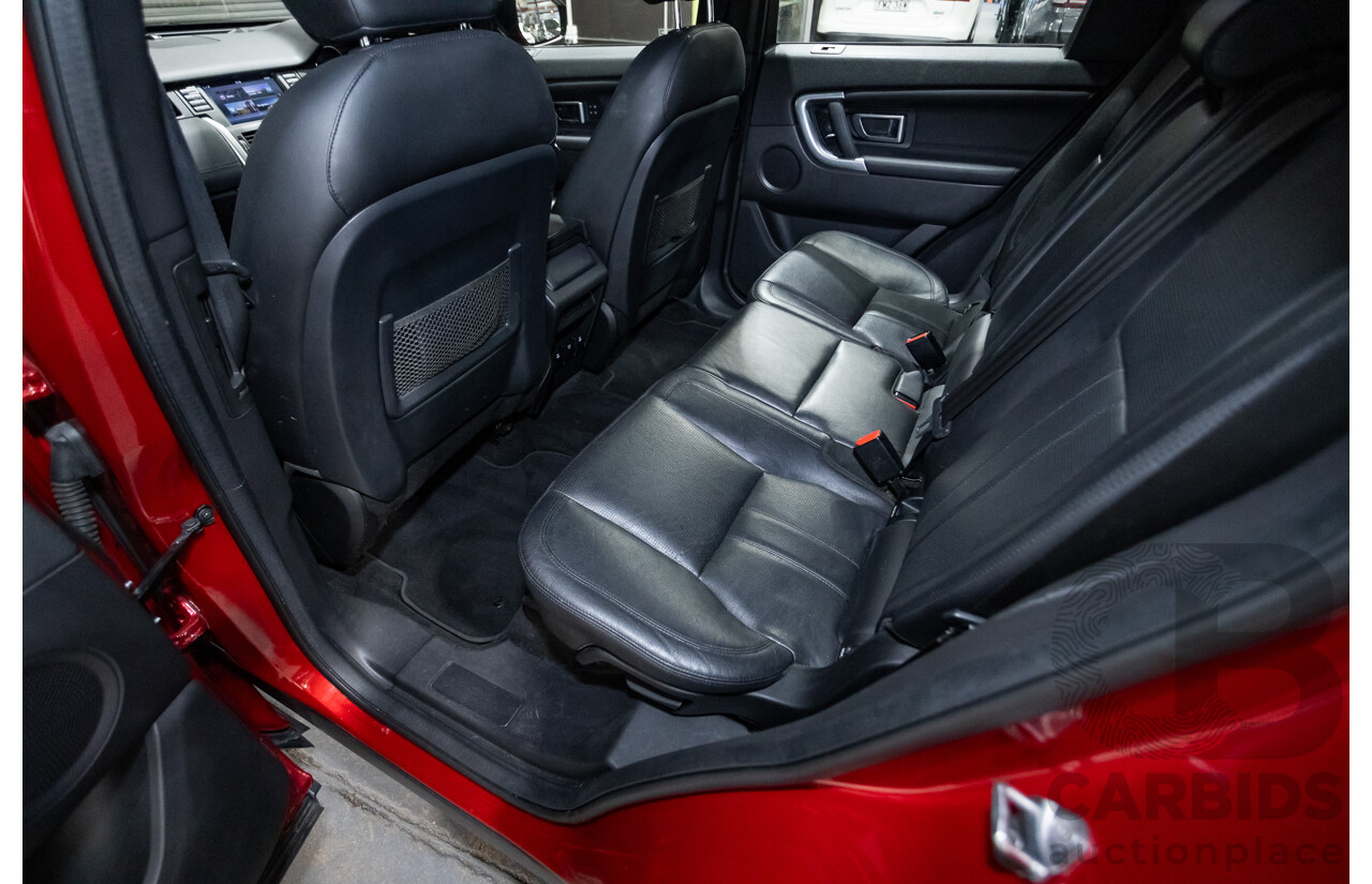 08/2017 Land Rover Discovery Sport TD4 180 HSE (AWD) LC MY17 4D Wagon Firenze Red Turbo Diesel 2.0L