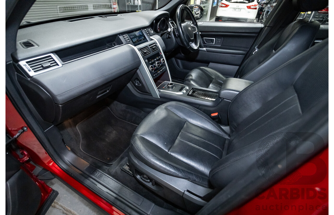 08/2017 Land Rover Discovery Sport TD4 180 HSE (AWD) LC MY17 4D Wagon Firenze Red Turbo Diesel 2.0L