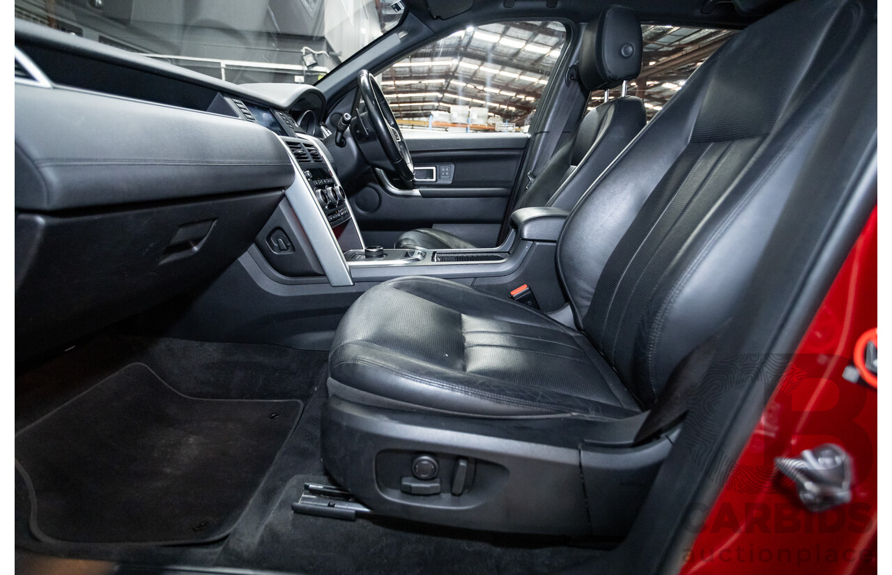 08/2017 Land Rover Discovery Sport TD4 180 HSE (AWD) LC MY17 4D Wagon Firenze Red Turbo Diesel 2.0L