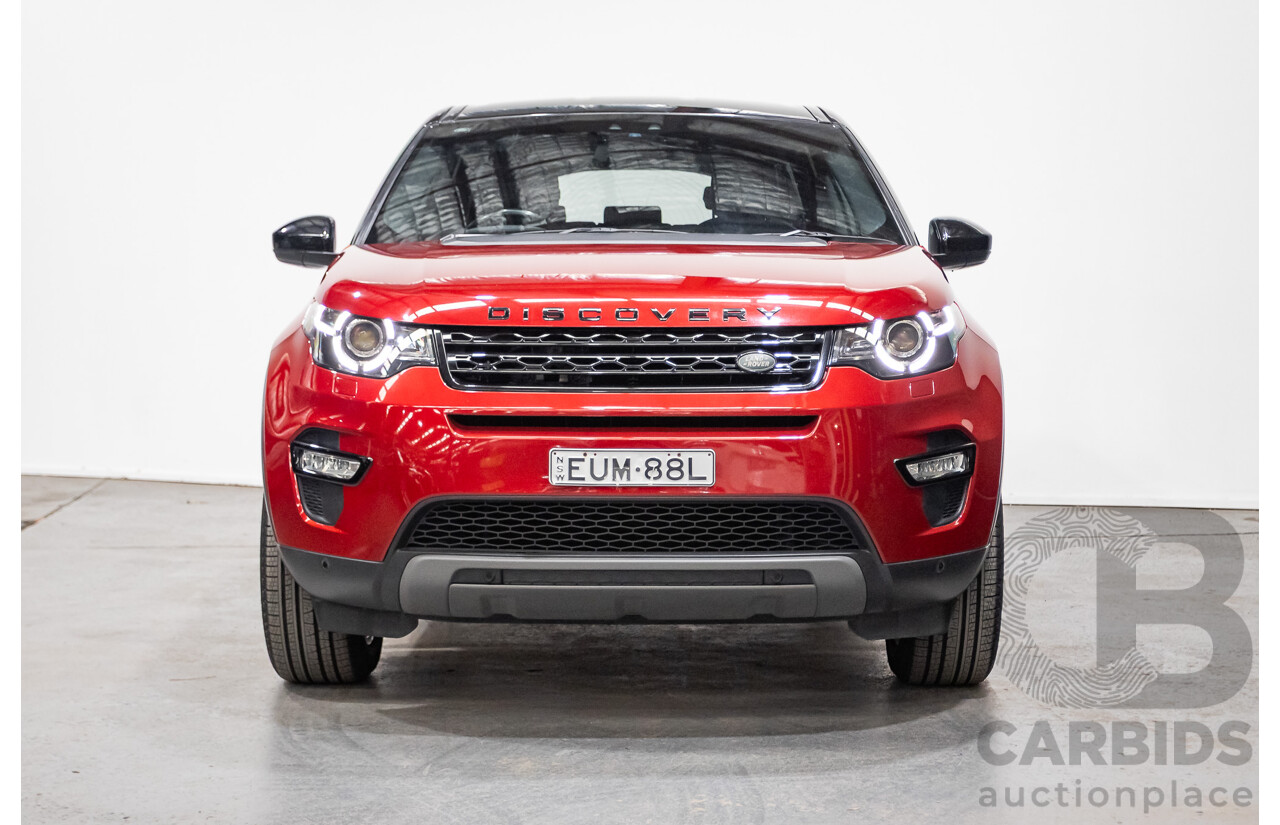 08/2017 Land Rover Discovery Sport TD4 180 HSE (AWD) LC MY17 4D Wagon Firenze Red Turbo Diesel 2.0L