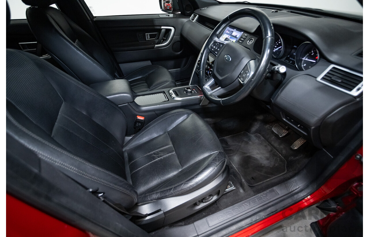 08/2017 Land Rover Discovery Sport TD4 180 HSE (AWD) LC MY17 4D Wagon Firenze Red Turbo Diesel 2.0L