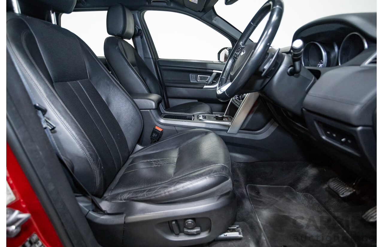 08/2017 Land Rover Discovery Sport TD4 180 HSE (AWD) LC MY17 4D Wagon Firenze Red Turbo Diesel 2.0L