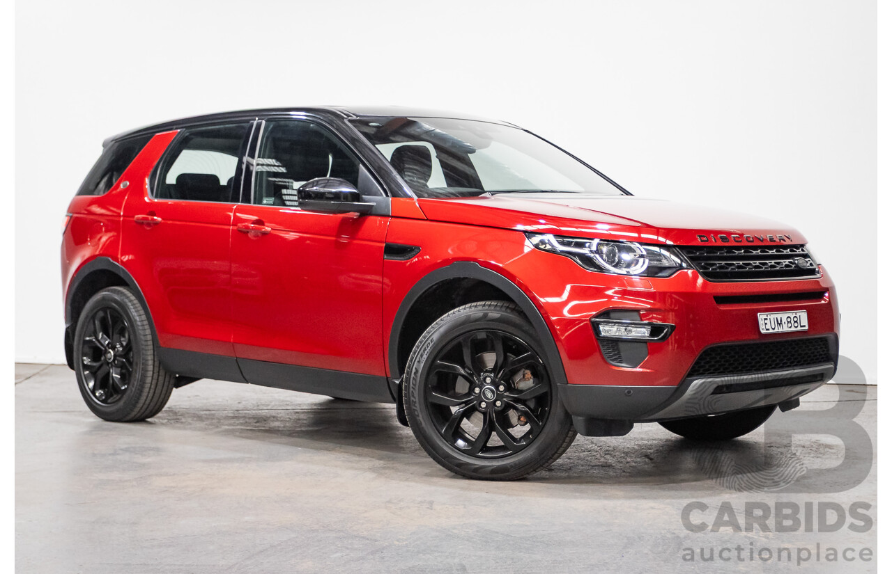 08/2017 Land Rover Discovery Sport TD4 180 HSE (AWD) LC MY17 4D Wagon Firenze Red Turbo Diesel 2.0L