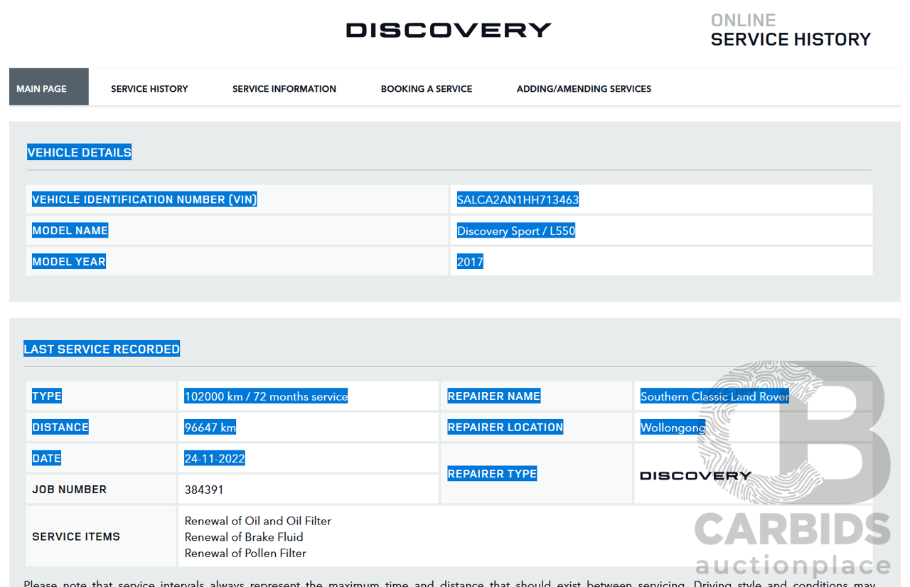 08/2017 Land Rover Discovery Sport TD4 180 HSE (AWD) LC MY17 4D Wagon Firenze Red Turbo Diesel 2.0L