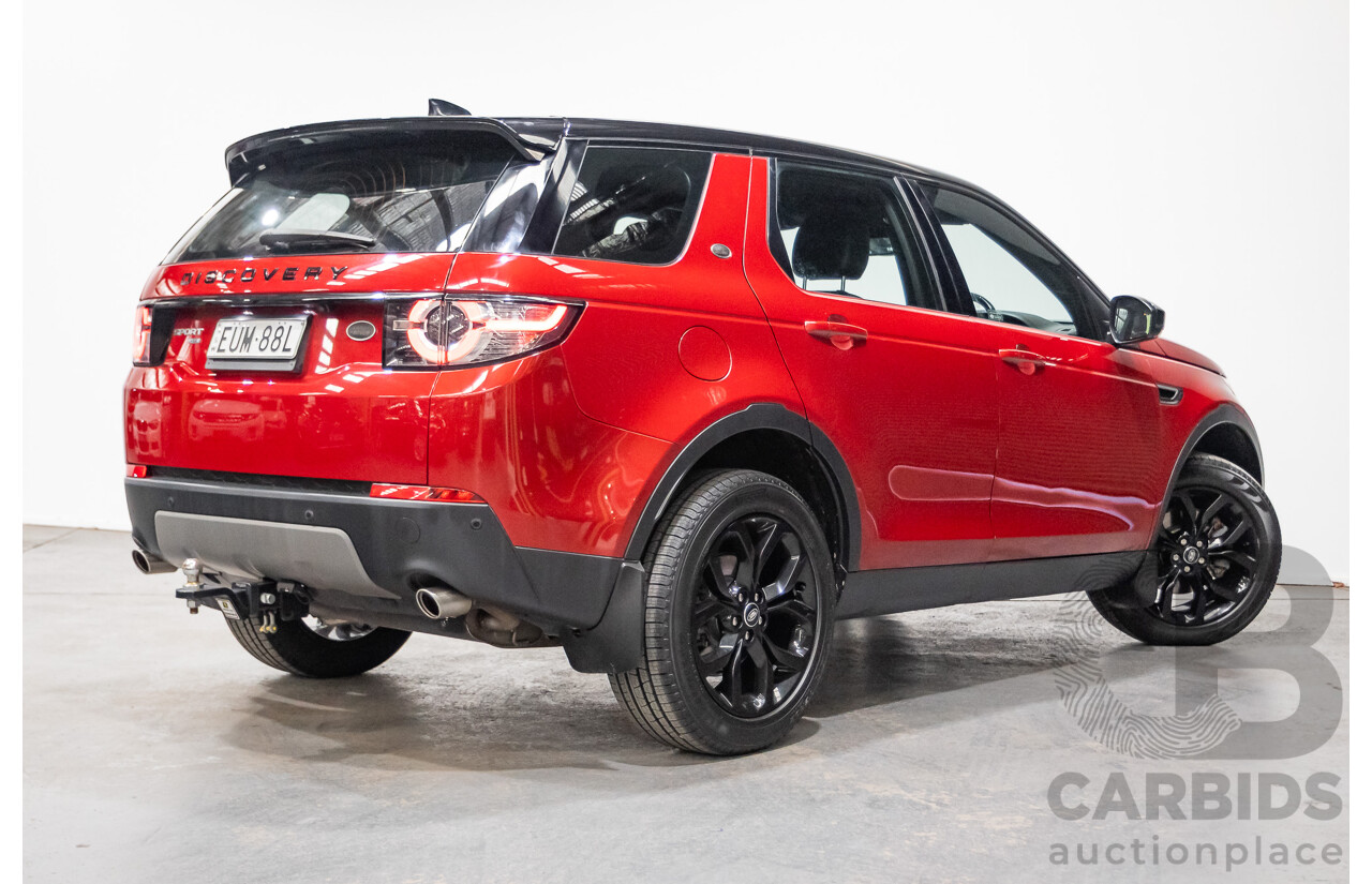 08/2017 Land Rover Discovery Sport TD4 180 HSE (AWD) LC MY17 4D Wagon Firenze Red Turbo Diesel 2.0L
