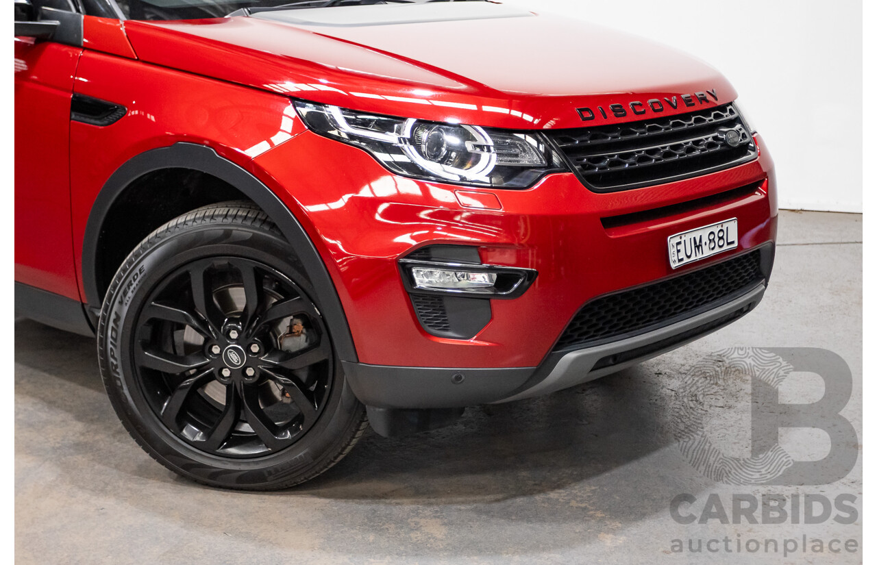 08/2017 Land Rover Discovery Sport TD4 180 HSE (AWD) LC MY17 4D Wagon Firenze Red Turbo Diesel 2.0L
