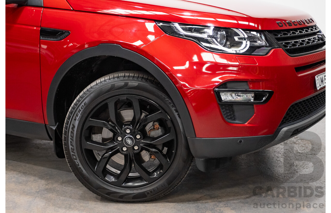 08/2017 Land Rover Discovery Sport TD4 180 HSE (AWD) LC MY17 4D Wagon Firenze Red Turbo Diesel 2.0L