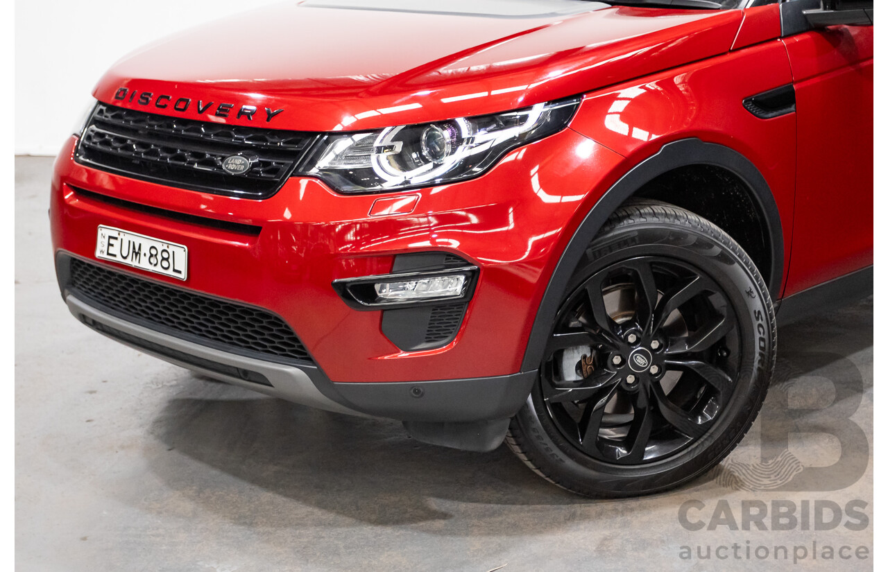 08/2017 Land Rover Discovery Sport TD4 180 HSE (AWD) LC MY17 4D Wagon Firenze Red Turbo Diesel 2.0L