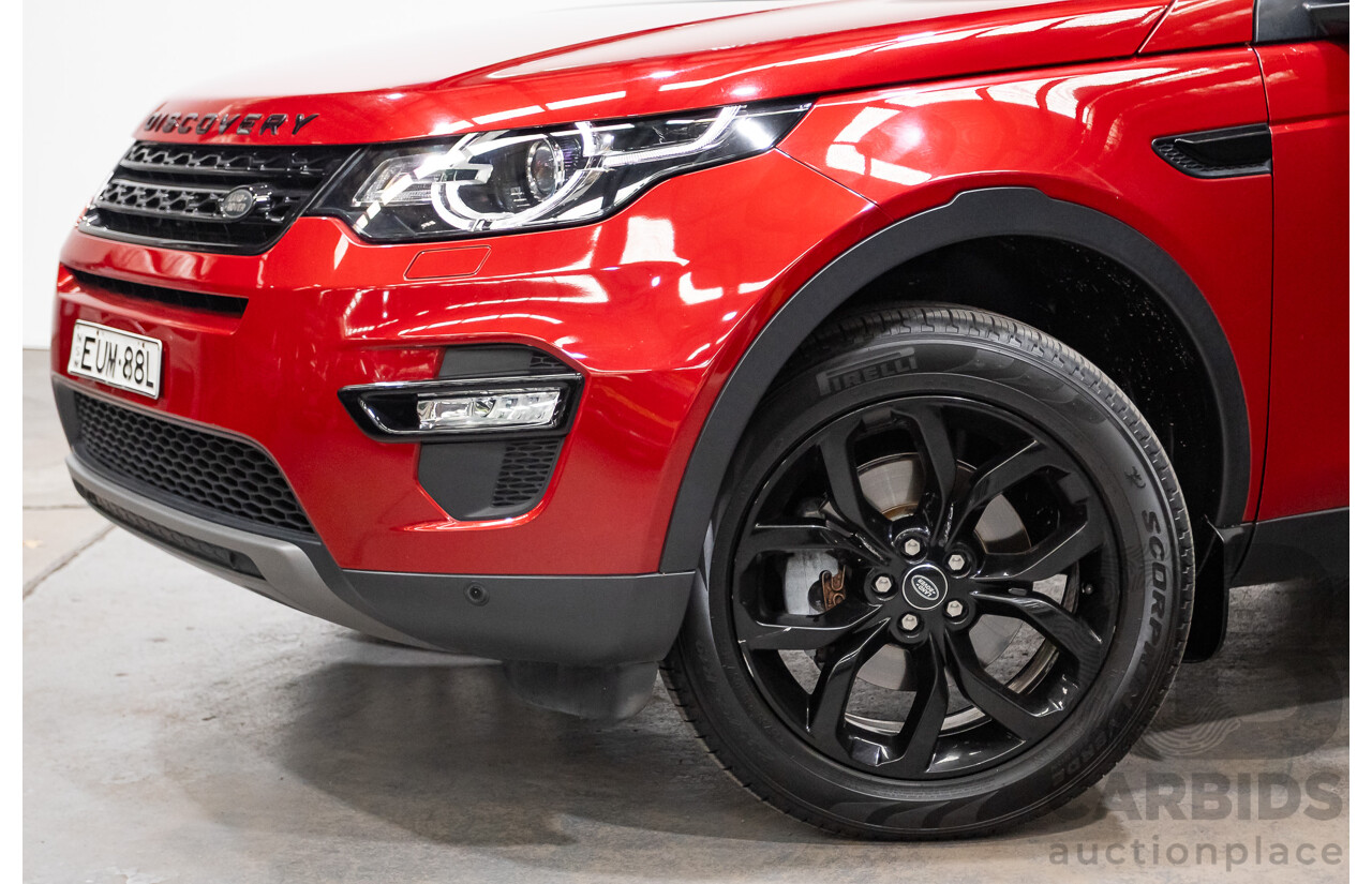 08/2017 Land Rover Discovery Sport TD4 180 HSE (AWD) LC MY17 4D Wagon Firenze Red Turbo Diesel 2.0L