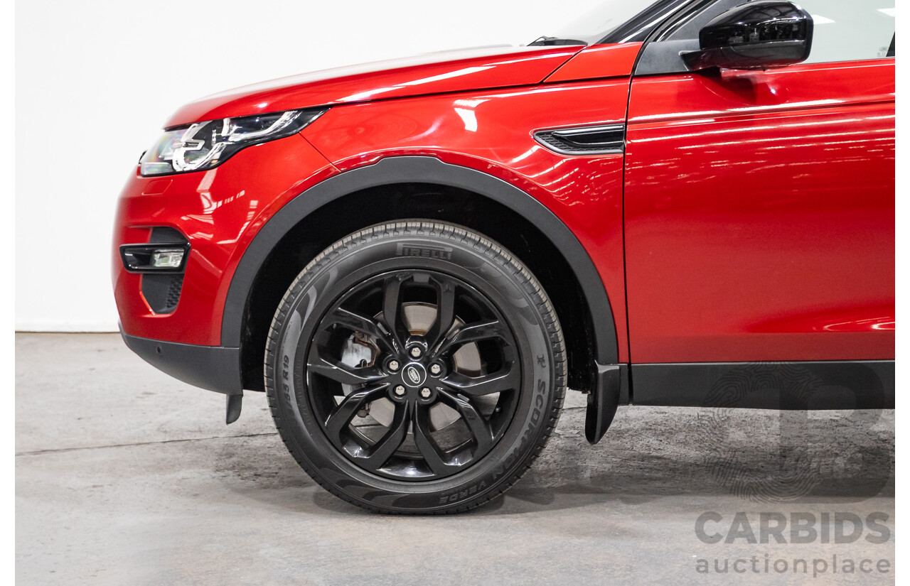 08/2017 Land Rover Discovery Sport TD4 180 HSE (AWD) LC MY17 4D Wagon Firenze Red Turbo Diesel 2.0L